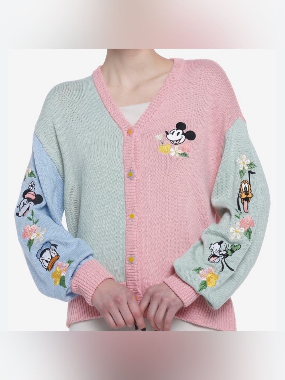 Disney Pastel Cardigan Sweater